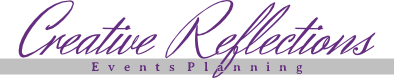 FrontLogoTop Creative Reflections Events Planning